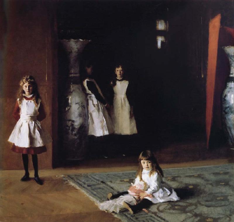 John Singer Sargent The Daughters of Edward D.Boit Sweden oil painting art